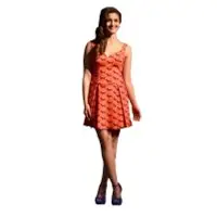 Bollywood Orange Dress