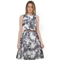 Exclusive Designer Gray Dress
