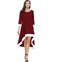 Exclusive Designer Maroon Dress
