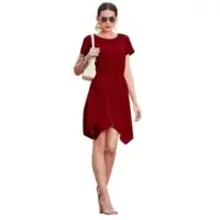 Exclusive Designer Maroon Dress