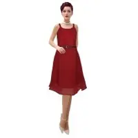 Exclusive Designer Maroon Dress