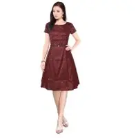 Exclusive Designer Maroon Dress