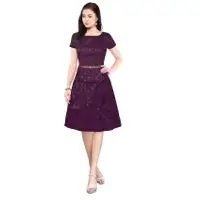 Exclusive Designer Wine Dress