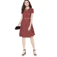Exclusive Designer Maroon Dress