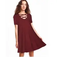 Exclusive Designer Maroon Dress