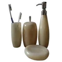 Bath set oval onyx
