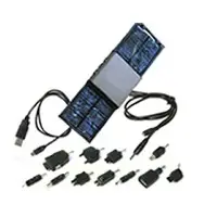 Portable solar mobile phone charger