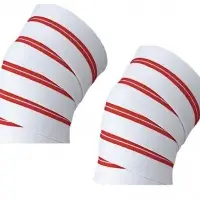 Gym Weight lifting Knee Wraps Bandage Straps