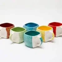 Ceramic Net Printed Cup