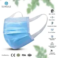 3 Ply Non Woven Disposable Face Mask