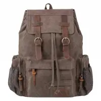 Travel Laptop Backpack School Bag Burgundy