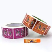 Custom Lip Balm Lip Gloss Tube Label Stickers