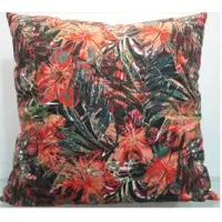 Printed Cushion With Embroidery