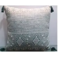 Printed Cushion With Tassels