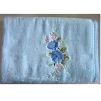 Embroidered bath towels