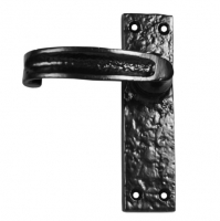 Black Iron Door Handle ( Pair )