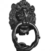 Black Iron Door Knocker Design 3