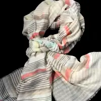 Viscose/Linen/Cotton Woven Scarf