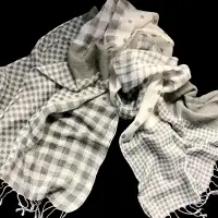 Plaid Woven Scarf