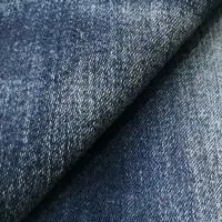 Colored Lycra Denim Satin Fabric