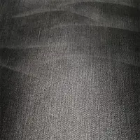 Stock Lot Black Heavy Stretch Denim Fabric