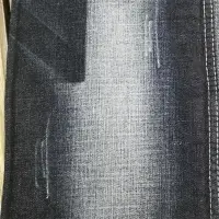 New Blue Acid Wash Bamboo Denim Fabric