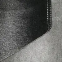 Black Japanese Cotton/Spandex Denim Fabric