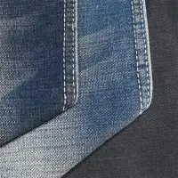 Raw Washed Jaquard Fake Knitted Denim Fabric