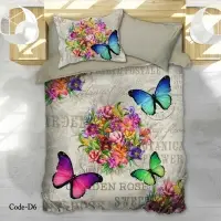 Bedding Set Butterflies Single 4pcs