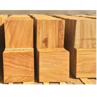 Teak Wood Sandstone Cut To Size Tiles