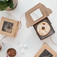 Takeaway Donut Paper Box