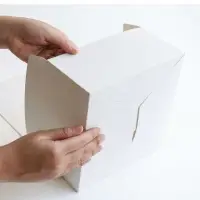 White Folding Box