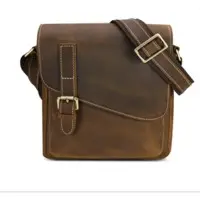 Leather Small Messenger Shoulder Bag