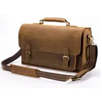 Leather Shoulder Briefcase