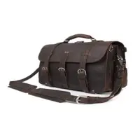 Full Grain Leather Shoulder Briefcase