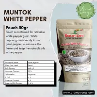 Muntok White Pepper Pouch 50gram