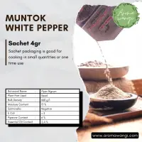 Muntok White Pepper Powder Sachet 4 gram