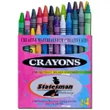 24 piece bargain crayon
