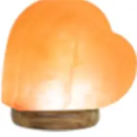 Organic Himalayan Salt Lamp Heart
