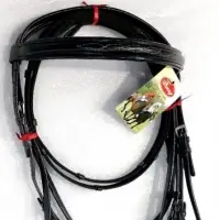 Leather Snaffle Bridle With Flash