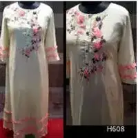 Embroidered Cotton Kurti