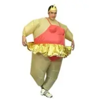 Inflatable ballerina costume