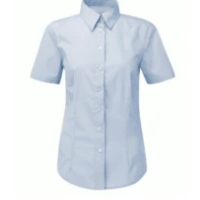 Ladies Deluxe Blouse: Short Sleeve