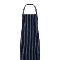 Bib Apron: Unisex Striped Apron
