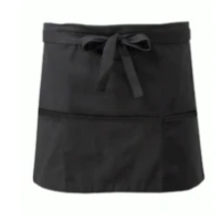 Short Apron: Unisex With Open Pockets