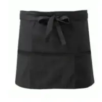 Short Apron: Unisex With Open Pockets