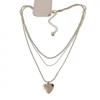 Heart Pendant Chain Necklace