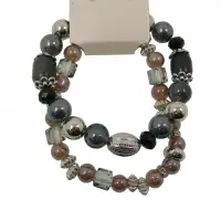 Beaded Elastic Bracelet Set