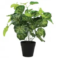 Artificial Geranium Plant In Pot