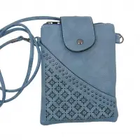 Ladies Slim Cross Shoulder PU Bag